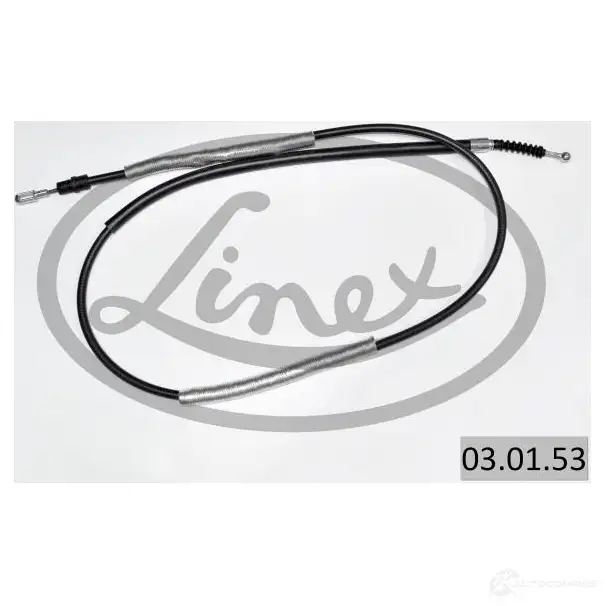 Трос стояночного тормоза LINEX 030153 1437572901 B8Q MG6D изображение 0