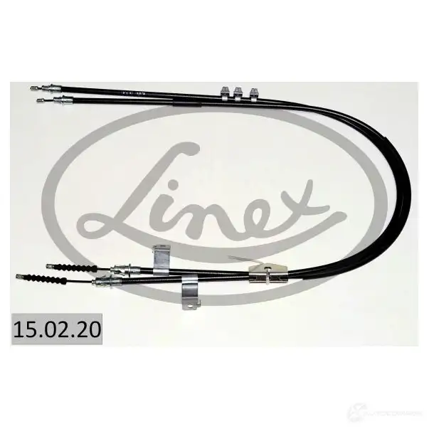 Трос стояночного тормоза LINEX 150220 R NHXR 1437572188