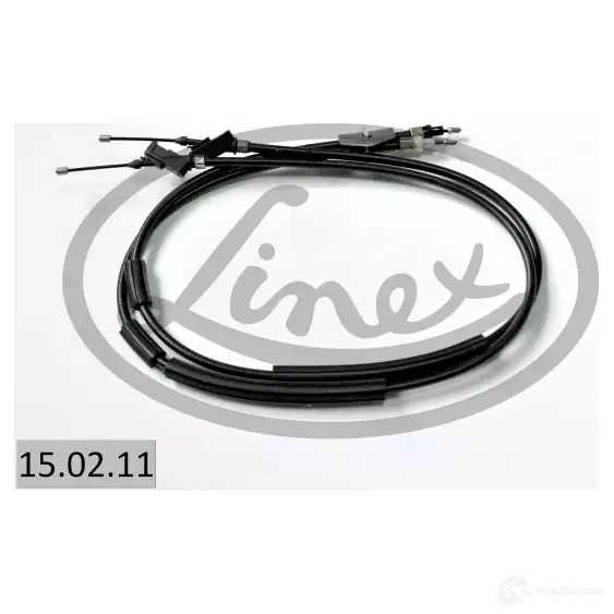 Трос стояночного тормоза LINEX 150211 6 2F98UU 1437572234