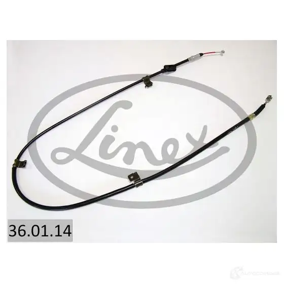 Трос стояночного тормоза LINEX 360114 1437572304 K3J SJ2M