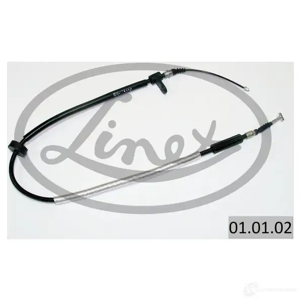 Трос стояночного тормоза LINEX 7XDE C 010102 1437572775