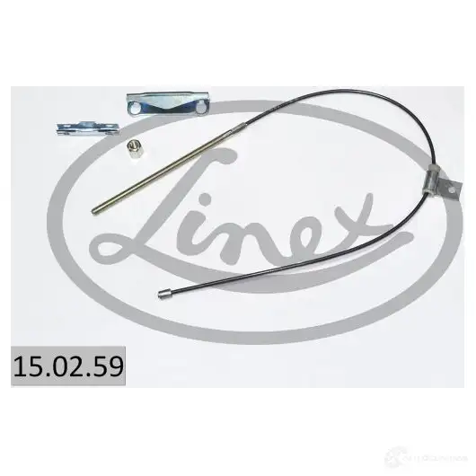 Трос стояночного тормоза LINEX 150259 F WBN9I 1437572711