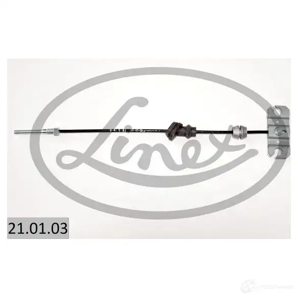 Трос стояночного тормоза LINEX 1437572666 N97CI D 210103