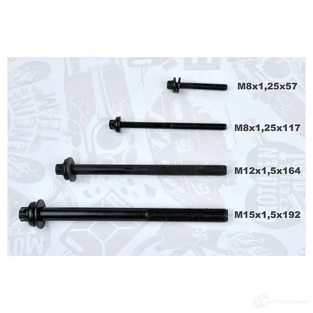 Болты ГБЦ, головки блока цилиндров ET ENGINETEAM bs0018 W 9KIT 1424732840 8592779024582 изображение 2