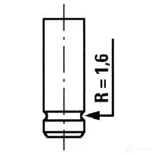 Впускной клапан ET ENGINETEAM 8592779005031 vi0018 3432540 H HJSMJ изображение 0