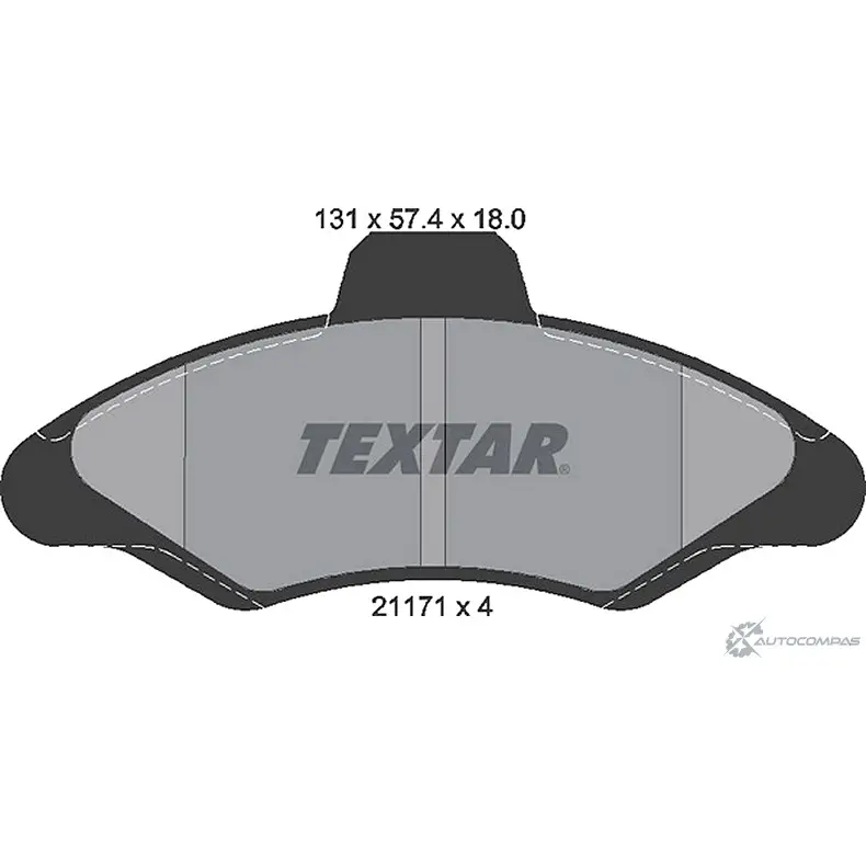Комплект тормозов, дисковый тормозной механизм BrakeBox, Pad and Disc Kit TEXTAR 89001900 89000 0019 1193588919 89000 0019 0 1 изображение 0