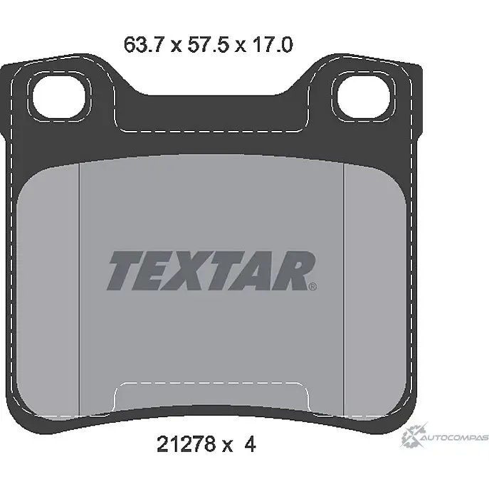 Комплект тормозов, дисковый тормозной механизм BrakeBox, Pad and Disc Kit TEXTAR 89000 0022 0 1 89002200 89000 0022 1193588922 изображение 0