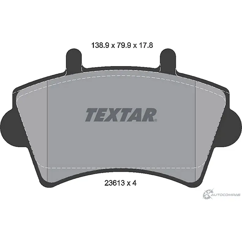 Комплект тормозов, дисковый тормозной механизм BrakeBox, Pad and Disc Kit TEXTAR 1193588978 89000 0078 0 1 89000 0078 89007800 изображение 0