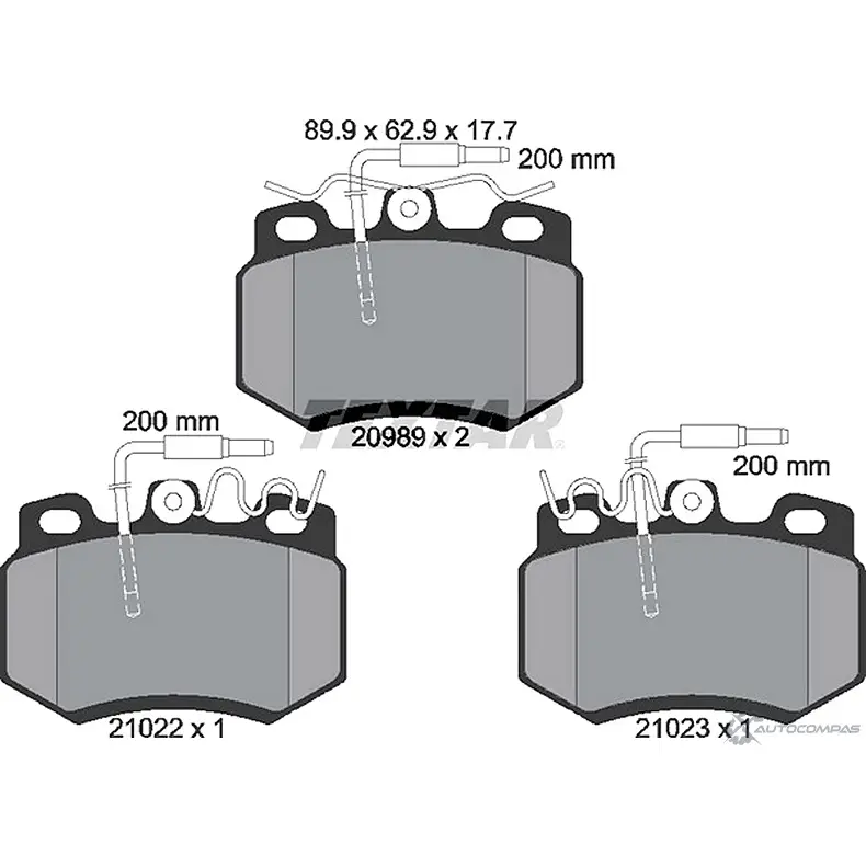 Комплект тормозов, дисковый тормозной механизм BrakeBox, Pad and Disc Kit TEXTAR 89000 0098 89009800 89000 0098 0 1 1193588998 изображение 0
