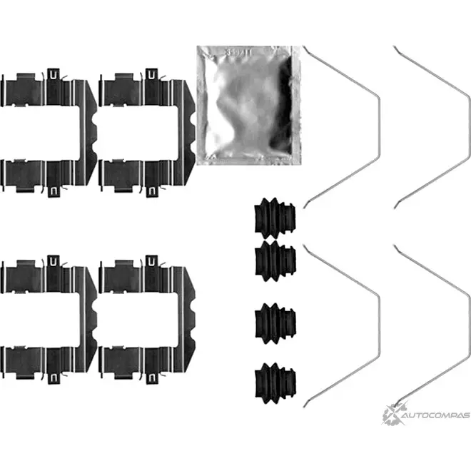 Ремкомплект колодок MINTEX MBA0057 1437029243 53 1Y6