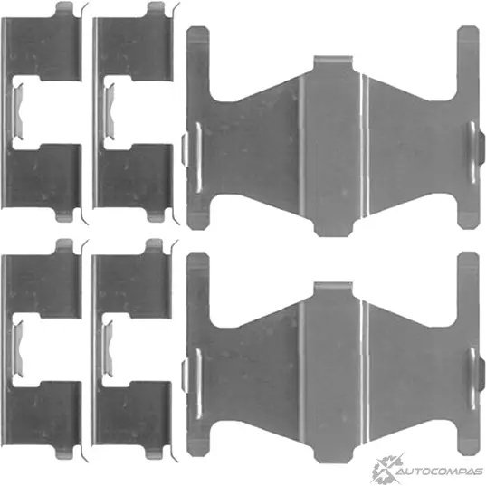 Ремкомплект колодок MINTEX 97200 0578 9 1 MBA1204 97200 0578 828290 изображение 0