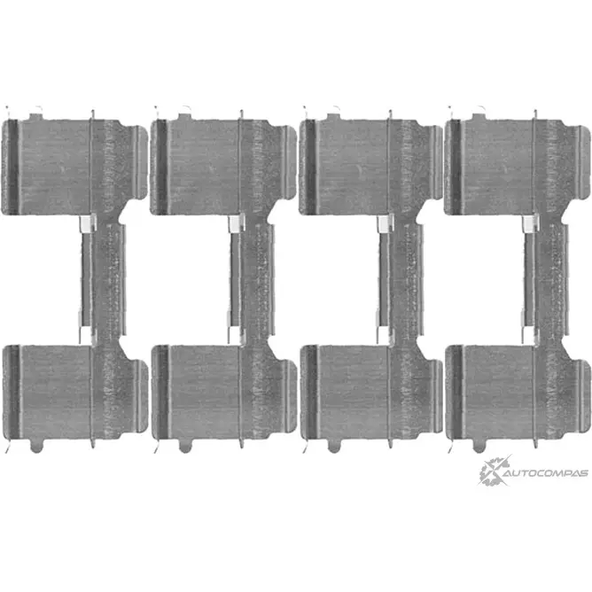 Ремкомплект колодок MINTEX 97200 0734 9 1 MBA1726 97200 0734 828511 изображение 0