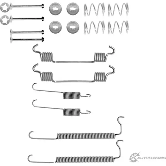 Ремкомплект колодок MINTEX MBA849 828900 97401 0337 9 1 97401 0337 изображение 0