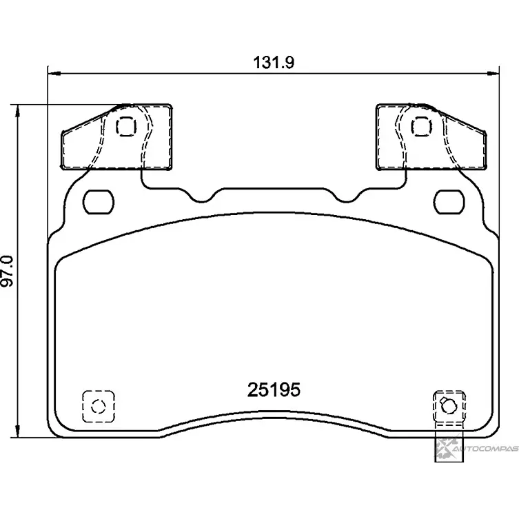 Тормозные колодки дисковые, комплект MINTEX MDB4128 CEX UN 1437029017 изображение 0