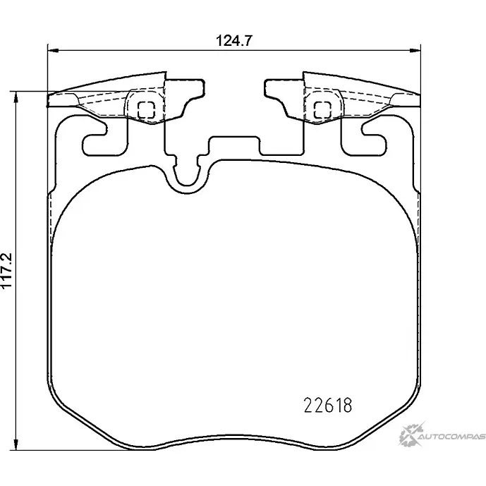 Тормозные колодки, дисковые, комплект MINTEX 1437029178 L2I44 0 MDB83863 FO8O3M5 изображение 0