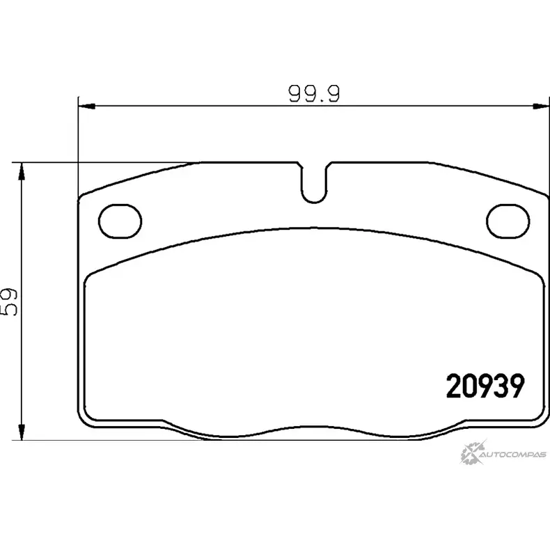 Комплект тормозов, дисковый тормозной механизм BrakeBox, Pad and Disc Kit MINTEX 2093 9 MDK0019 L7AKZC 1193688466 изображение 0