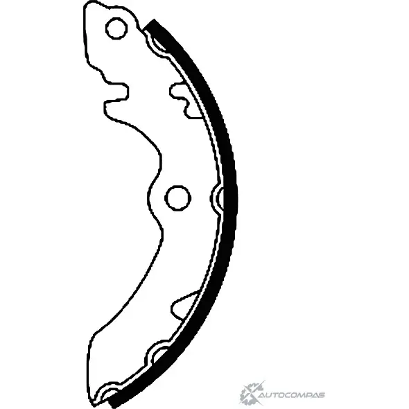 Тормозные колодки MINTEX MFR187 98101 0355 0 4 833130 98101 0355