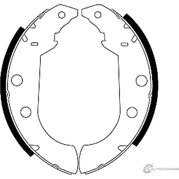 Тормозные колодки MINTEX MFR266 98101 0381 1 4 833165 98101 0381 изображение 0