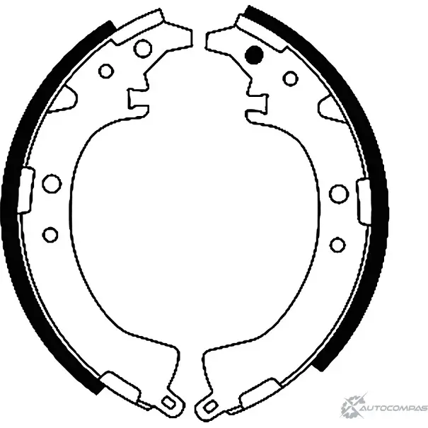 Тормозные колодки MINTEX MFR507 98101 0470 833334 98101 0470 0 4