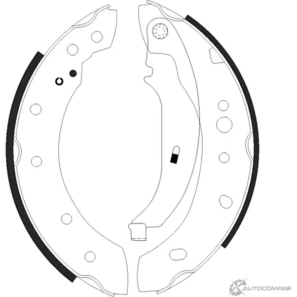 Тормозные колодки MINTEX 98101 0618 833407 MFR589 98101 0618 0 4 изображение 0