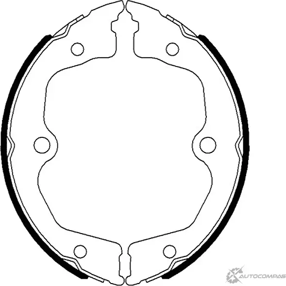 Барабанные колодки MINTEX 98101 0777 0 4 833516 98101 0777 MFR698