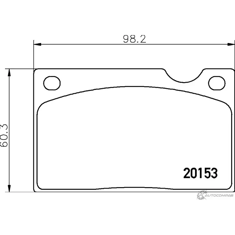 Тормозные колодки дисковые, комплект MINTEX MGB576 7254D43 833580 201 53 изображение 0