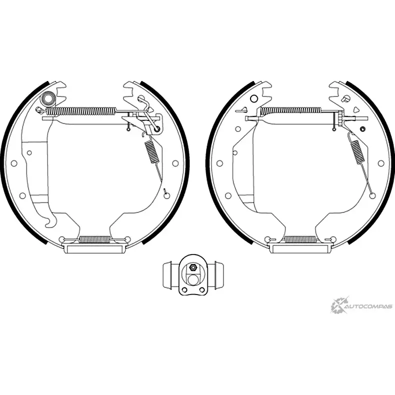 Тормозные колодки MINTEX 833820 MSP134 84101 0332 84101 0332 1 4