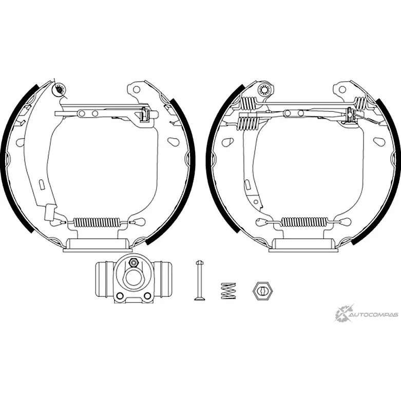 Тормозные колодки MINTEX 84101 0374 10 4 84101 0374 MSP216 833867 изображение 0