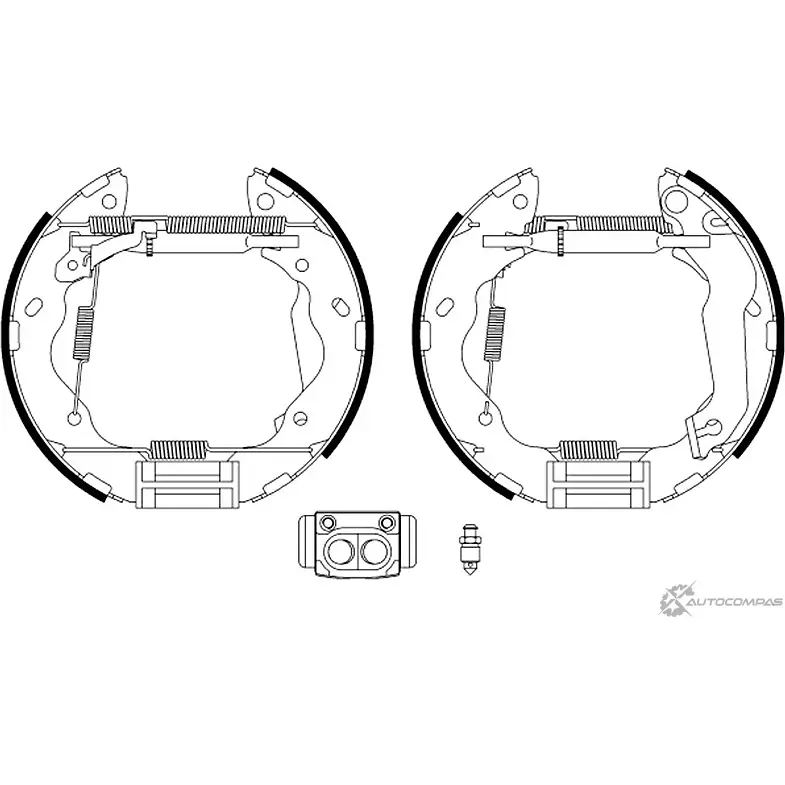 Тормозные колодки MINTEX 84101 0595 MSP320 84101 0595 1 4 833937
