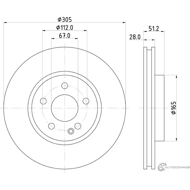 Тормозной диск PAGID AE S38L 1437030233 PKXC5 55967HC изображение 0