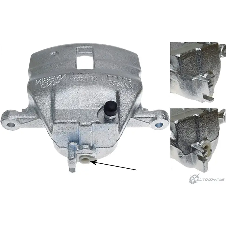Тормозной суппорт PAGID LYKGJ4 3 76010 1205318710 N0LB1