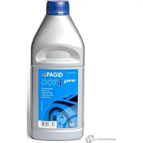 Тормозная жидкость DOT 4, 1 л PAGID BMW QV 34001 95012 1193390199 98502 0062 9 L изображение 0