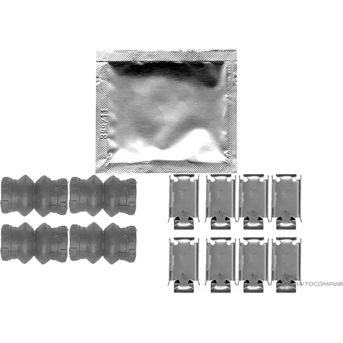 Комплект принадлежностей, дисковая тормозная колодка PAGID 1193391996 97200 5042 9 1 K0316 97200 5042