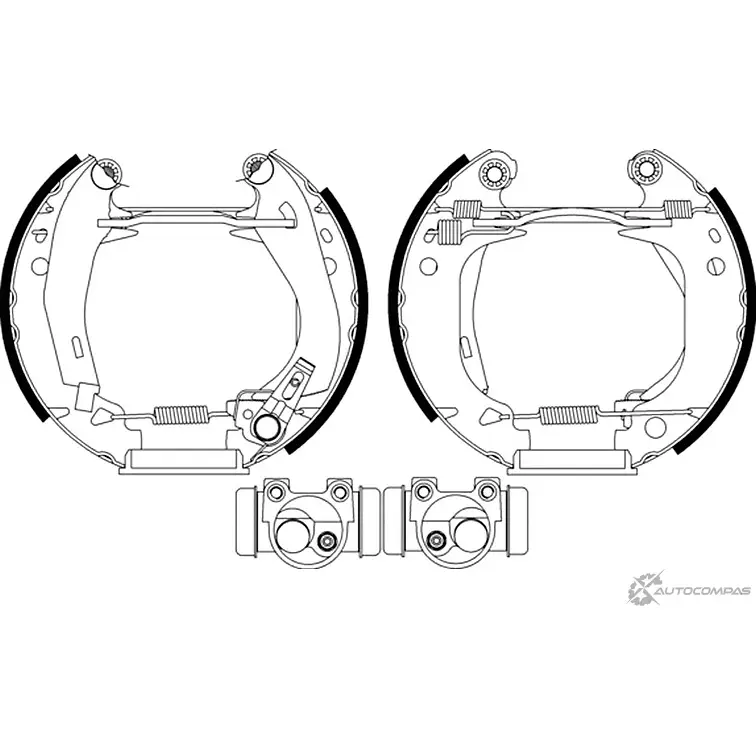 Тормозные колодки, комплект Pro PAGID R0350 84101 0382 4 4 84101 0382 1193393148 изображение 0