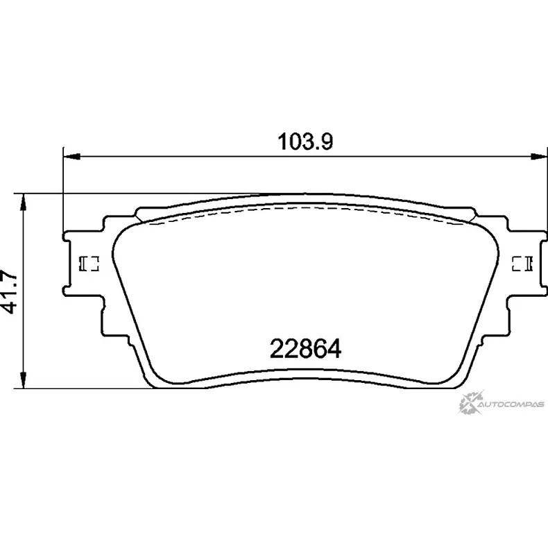 Тормозные колодки, дисковые, комплект PAGID T2755 INS6I W EDKCBC 1437029908