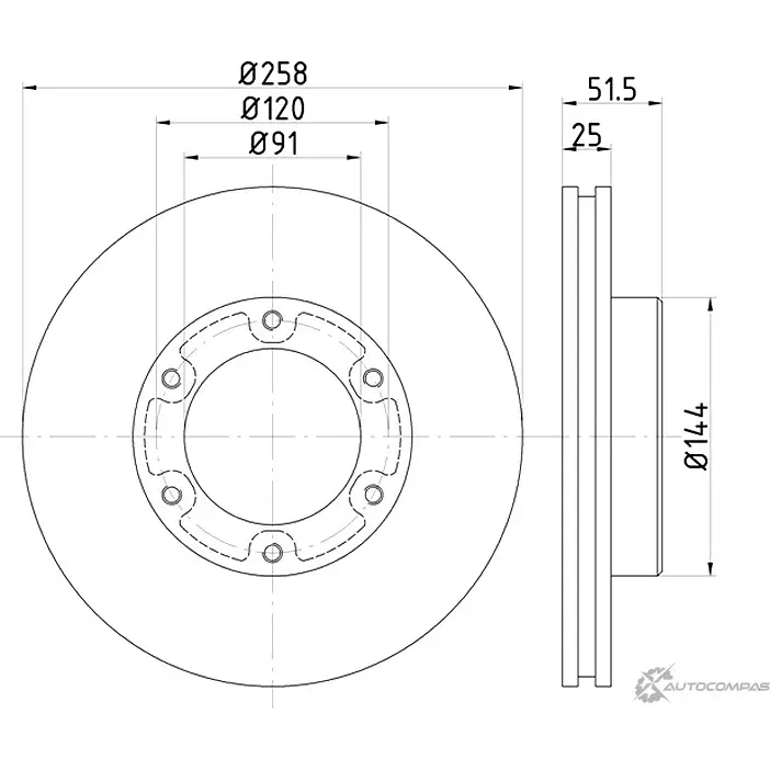 Тормозной диск NISSHINBO 4260480928799 ND1033 1276518581 K DPXE изображение 0