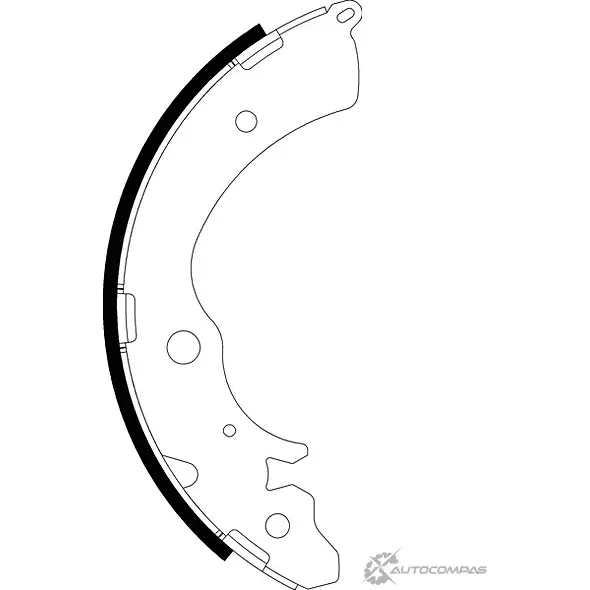 Тормозные колодки NISSHINBO 1437029789 4CYJ3B 7 NS6003