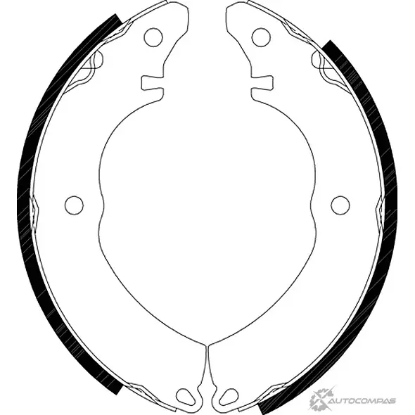 Тормозные колодки NISSHINBO MRTR 0 NS8003 1437029793