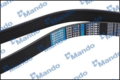 Приводной ремень поликлиновой MANDO 1439980929 MB6PK1310 UKS 7N изображение 1