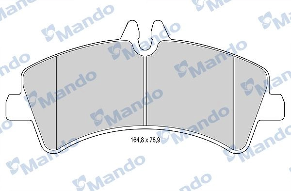 Тормозные колодки дисковые, комплект MANDO MBF015040 6J 1F9O 1439978557