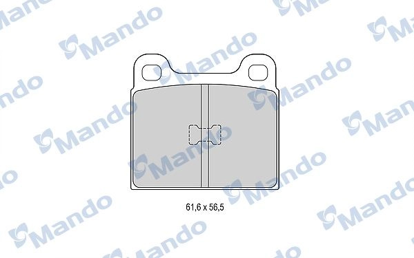 Тормозные колодки дисковые, комплект MANDO MBF015057 53DBI VS 1439978573 изображение 0