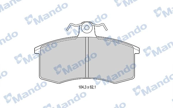 Тормозные колодки дисковые, комплект MANDO MBF015075 1439978590 SDJ XV изображение 0