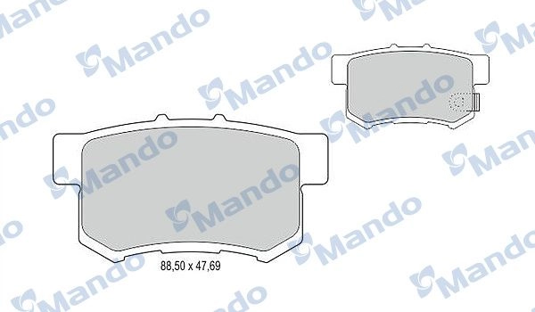 Тормозные колодки дисковые, комплект MANDO LT00 A1 1439978633 MBF015128 изображение 0