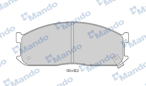 Тормозные колодки дисковые, комплект MANDO MBF015585 1439978898 20 1S8I