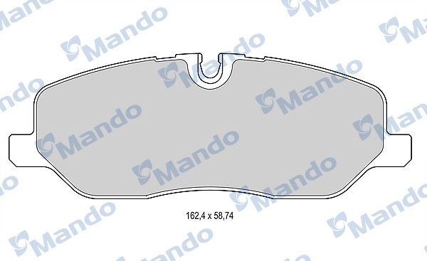 Тормозные колодки дисковые, комплект MANDO 1439978908 U AT4FV MBF015601 изображение 0
