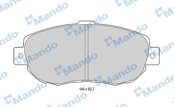 Тормозные колодки дисковые, комплект MANDO 1439978914 OSYGCM V MBF015611