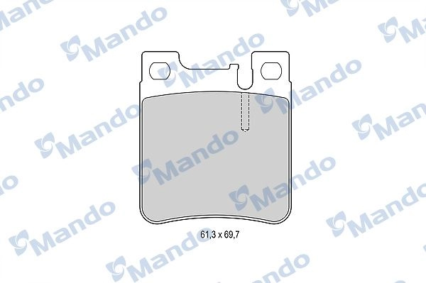 Тормозные колодки дисковые, комплект MANDO 1439978936 MBF015655 KK1 NBZA