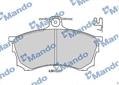 Тормозные колодки дисковые, комплект MANDO 1439978962 XA 8FC MBF015710