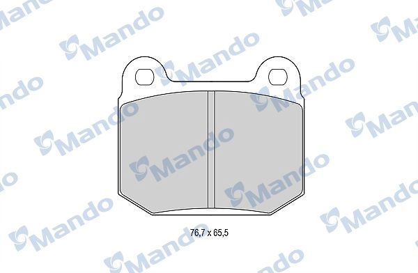 Тормозные колодки дисковые, комплект MANDO MBF015755 WEUF FY2 1439978984 изображение 0