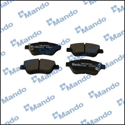 Тормозные колодки дисковые, комплект MANDO HF9 CBZ MBF015764 1439978990 изображение 0